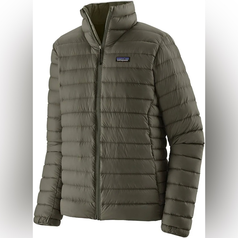 Patagonia Down Sweater Jacket – Men’s Size L – Olive Green
